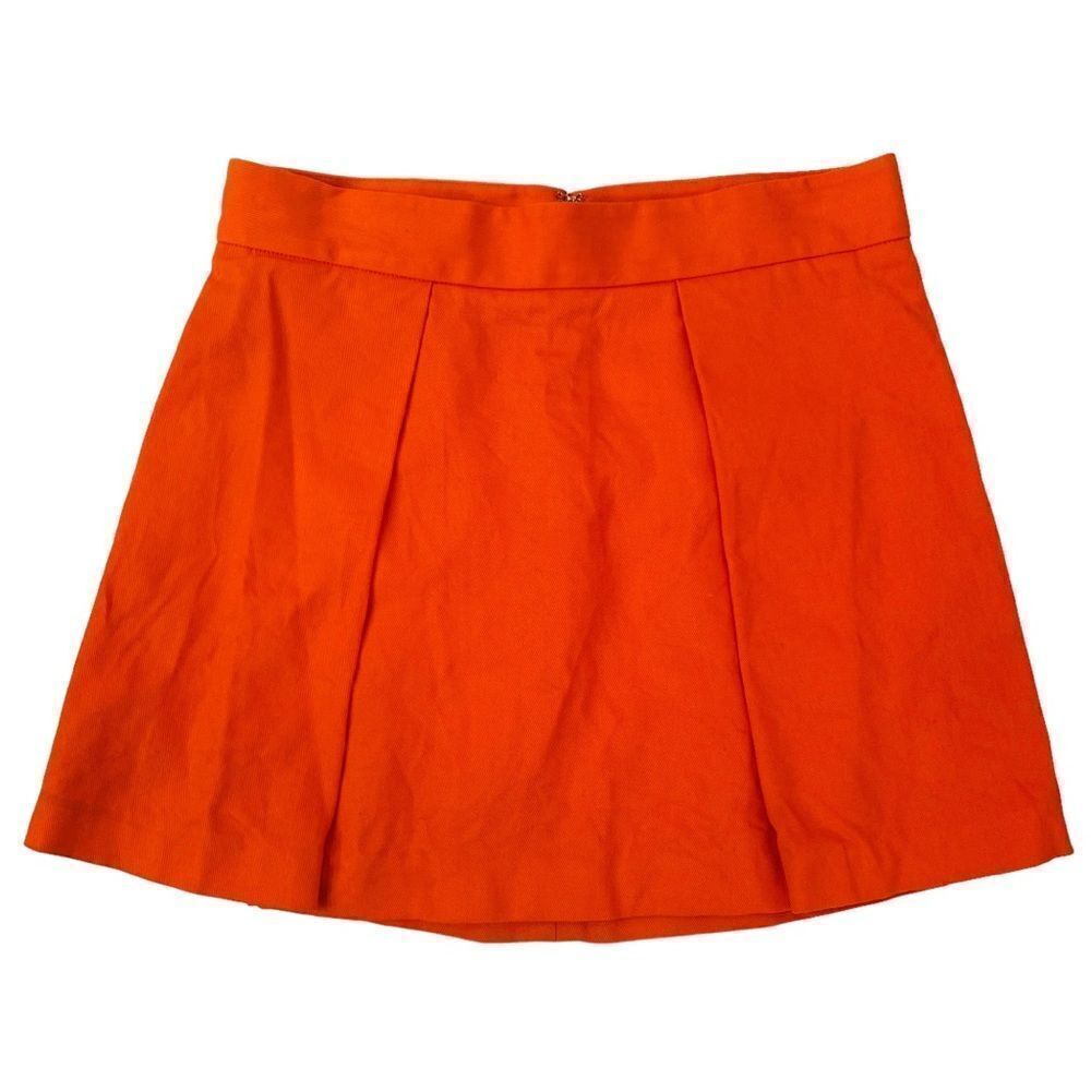 DSQUARED2 Orange 100% Cotton Mini Skirt Sz IT 42 or US 6